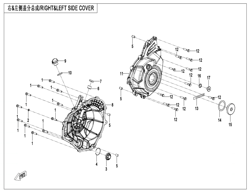 E01-2 & Left& Right Side Cover